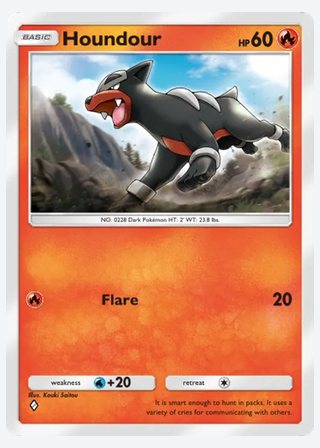 Houndour — catalogusbeeld