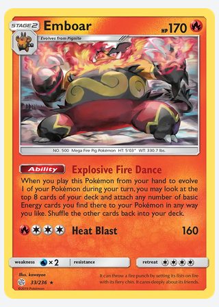 Emboar — catalogusbeeld