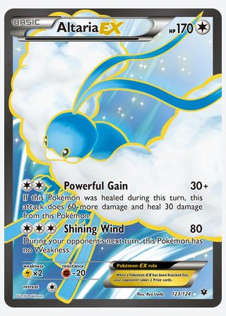 Altaria EX — catalogusbeeld