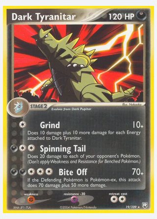 Dark Tyranitar — catalogusbeeld