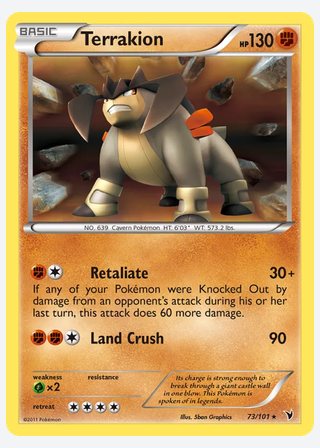 Terrakion — catalogusbeeld