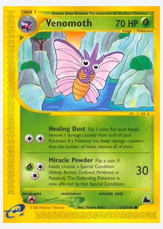 Venomoth — catalogusbeeld