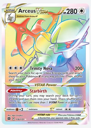 Arceus VSTAR — catalogusbeeld