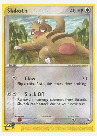 Slakoth — catalogusbeeld