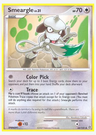 Smeargle — catalogusbeeld