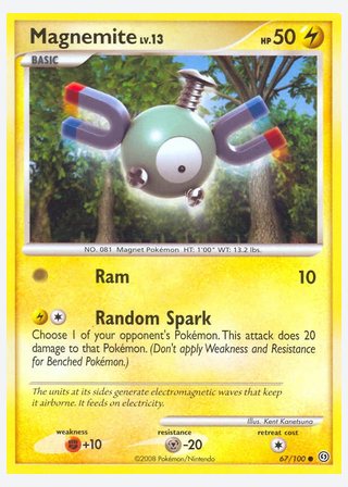 Magnemite — catalogusbeeld