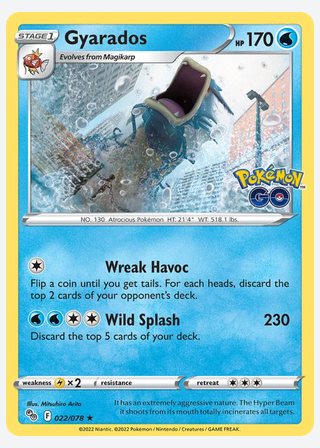 Gyarados — catalogusbeeld