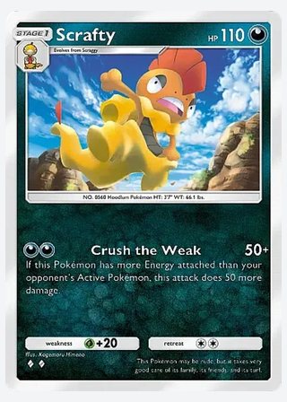 Scrafty — catalogusbeeld