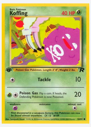 Koffing — catalogusbeeld
