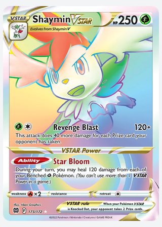 Shaymin VSTAR — catalogusbeeld