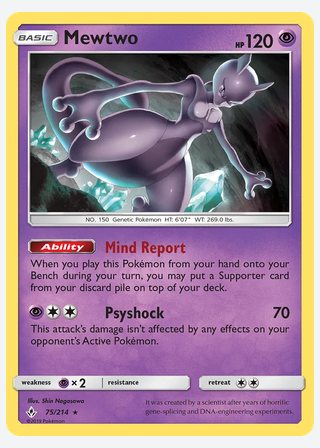 Mewtwo — catalogusbeeld