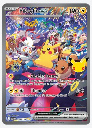 Pikachu ex — catalogusbeeld