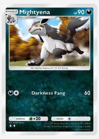 Mightyena — catalogusbeeld
