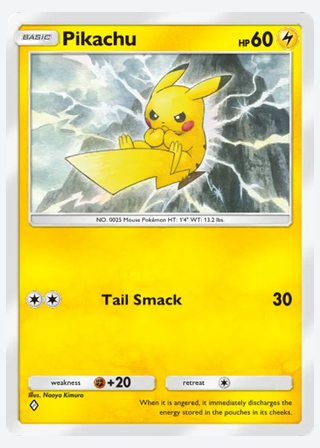 Pikachu — catalogusbeeld