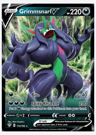 Grimmsnarl V — catalogusbeeld