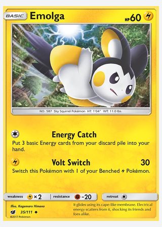 Emolga — catalogusbeeld