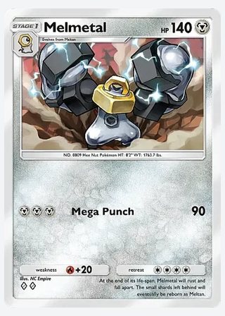 Melmetal — catalogusbeeld