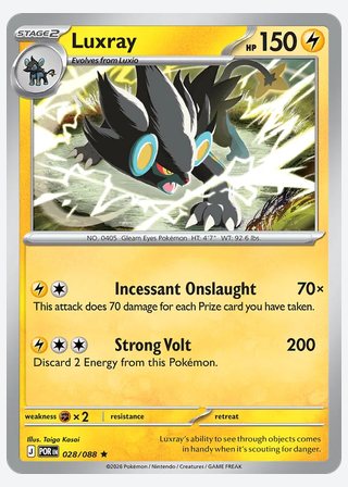 Luxray — catalogusbeeld