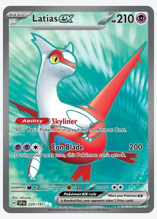 Latias ex — catalogusbeeld