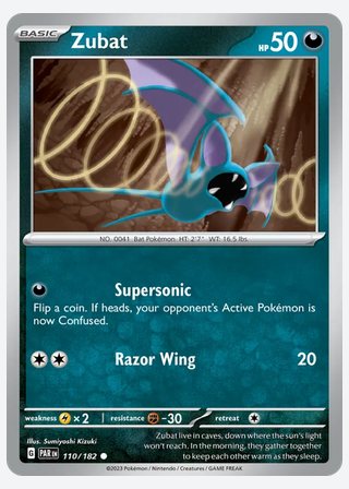 Zubat — catalogusbeeld