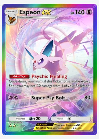 Espeon ex — catalogusbeeld