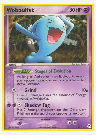 Wobbuffet — catalogusbeeld