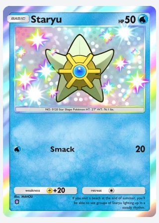 Staryu — catalogusbeeld