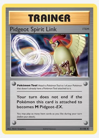 Pidgeot Spirit Link — catalogusbeeld