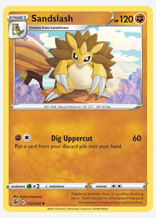 Sandslash — catalogusbeeld