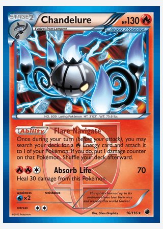 Chandelure — catalogusbeeld