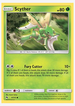 Scyther — catalogusbeeld