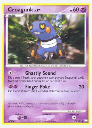Croagunk — catalogusbeeld