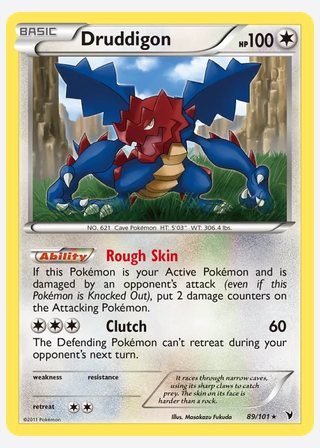 Druddigon — catalogusbeeld