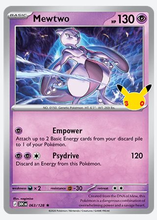 Mewtwo — catalogusbeeld
