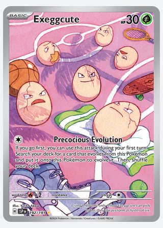 Exeggcute — catalogusbeeld