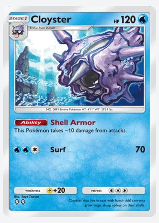Cloyster — catalogusbeeld