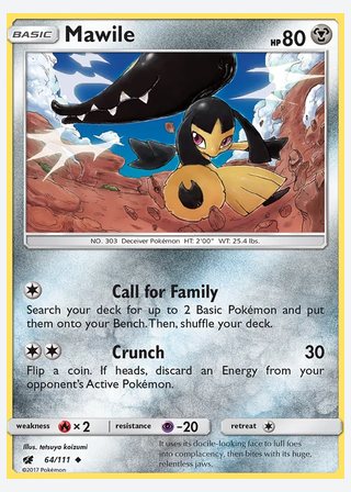 Mawile — catalogusbeeld