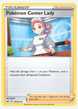 Pokémon Center Lady — catalogusbeeld
