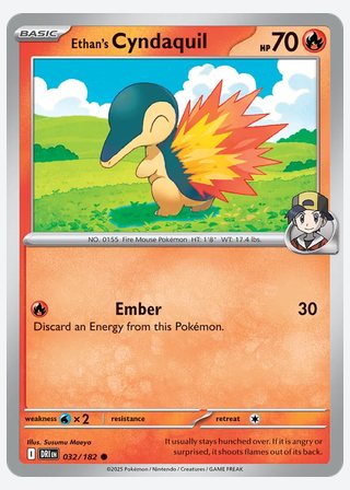 Ethan's Cyndaquil — catalogusbeeld
