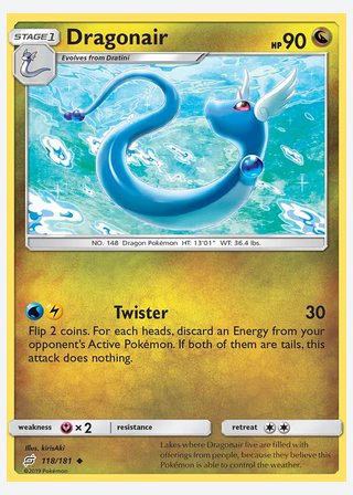 Dragonair — catalogusbeeld