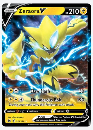 Zeraora V — catalogusbeeld