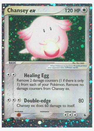 Chansey ex — catalogusbeeld
