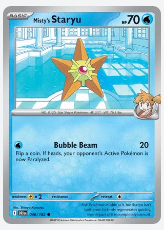 Misty's Staryu — catalogusbeeld