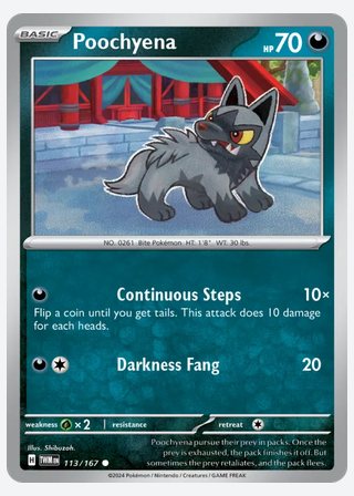 Poochyena — catalogusbeeld