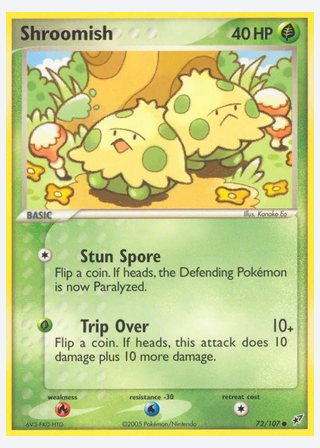 Shroomish — catalogusbeeld