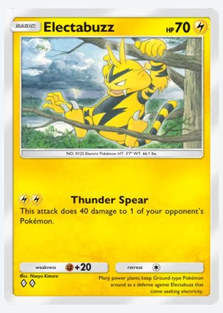 Electabuzz — catalogusbeeld