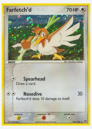 Farfetch'd — catalogusbeeld
