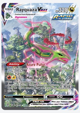 Rayquaza VMAX — catalogusbeeld