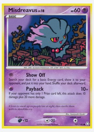 Misdreavus — catalogusbeeld