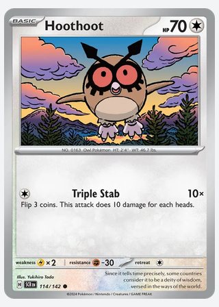 Hoothoot — catalogusbeeld